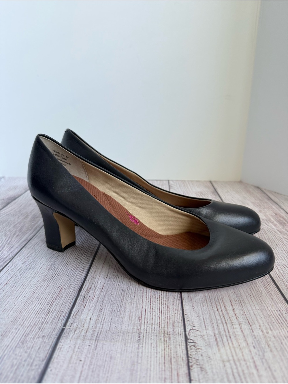 Ros Hommerson Valeda Navy Heels Shoes 9W